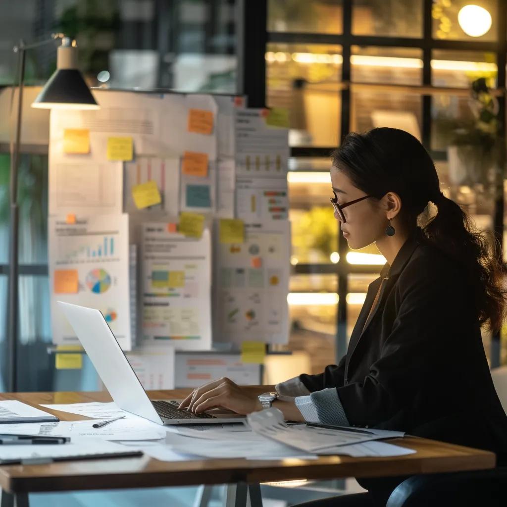 Professional conducting a comprehensive risk assessment in a business environment