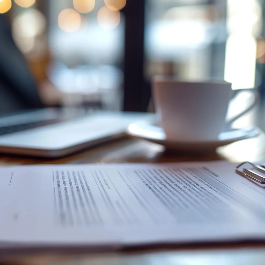 Close-up of a legal document titled UK GDPR in a professional office setting, symbolising the importance of compliance