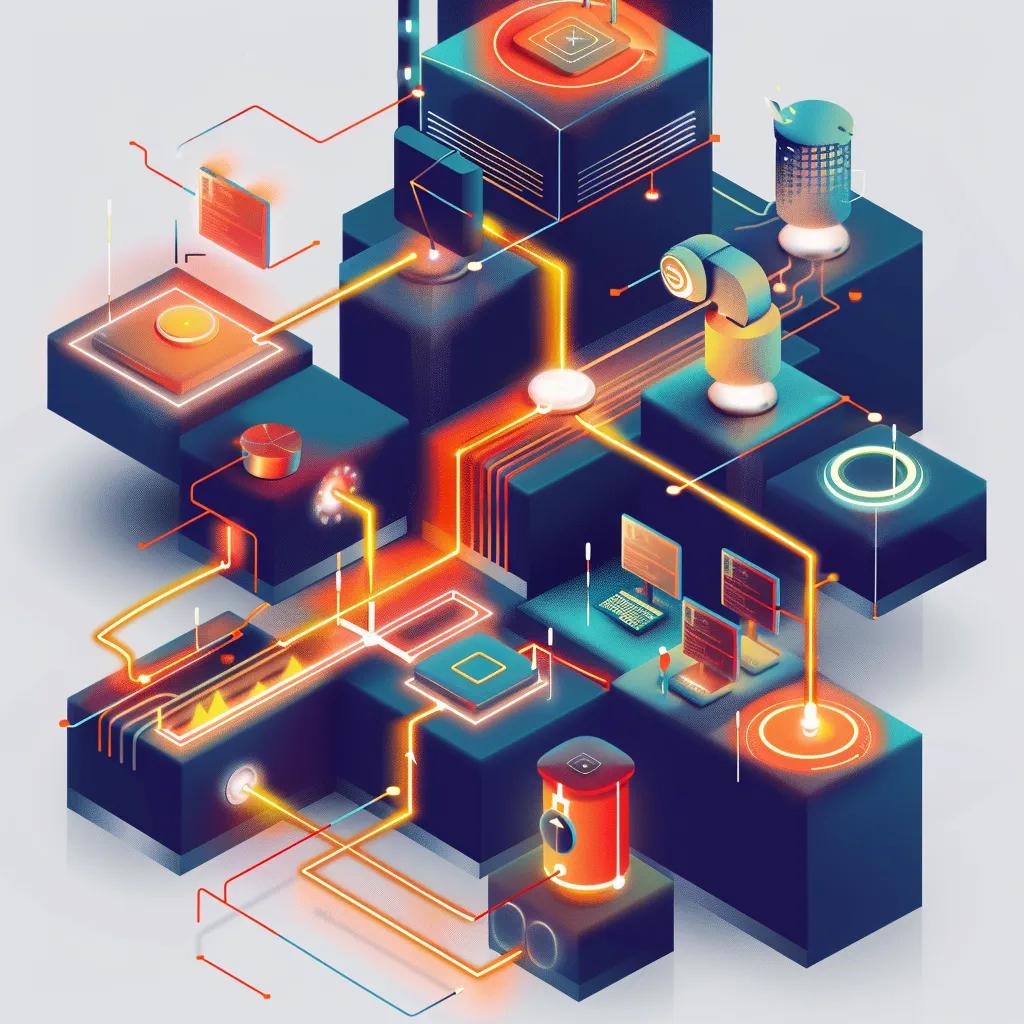 Illustration of the step-by-step implementation process of ISO 27001 for UK companies