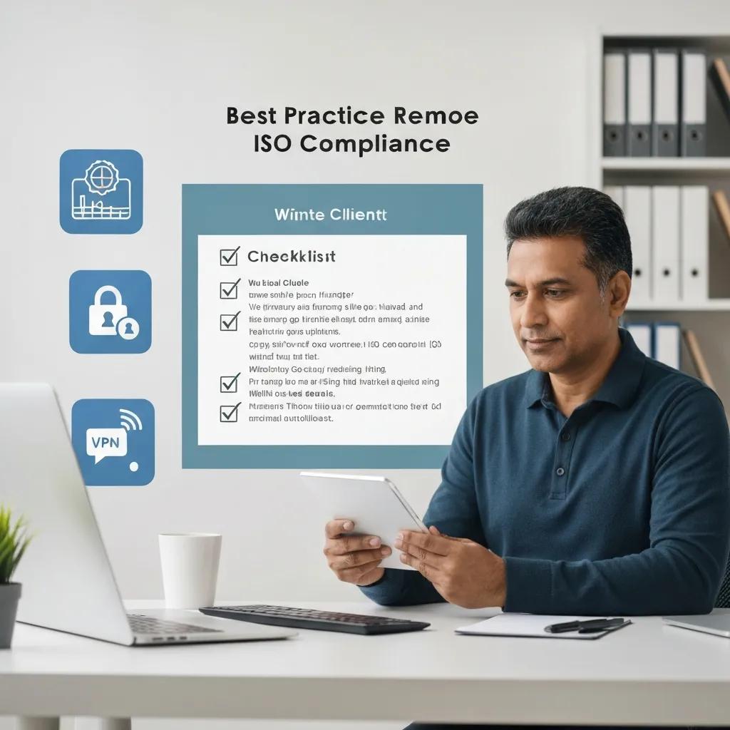 Checklist of ISO best practices for remote communication