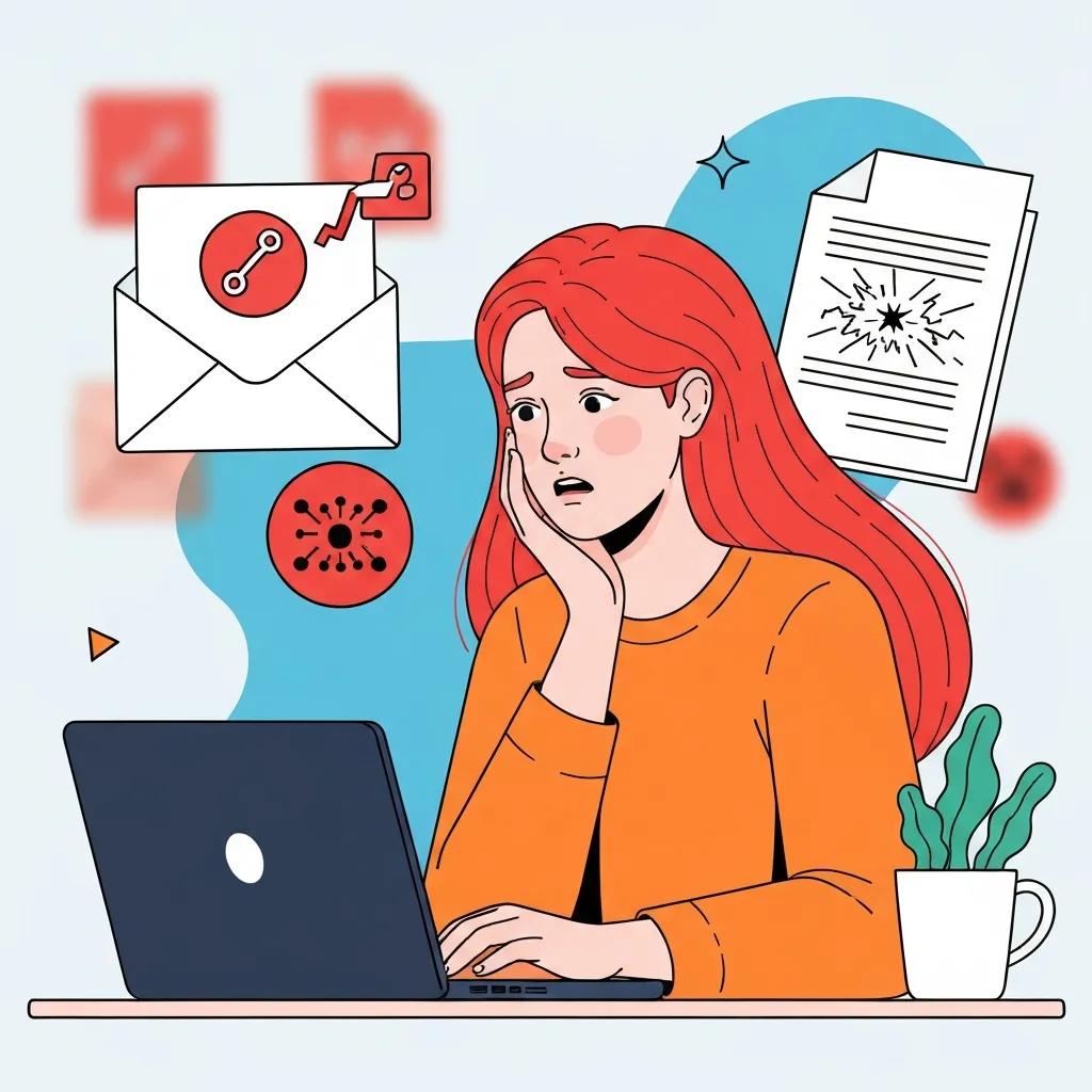 Diagram showing cyber threats to remote employees