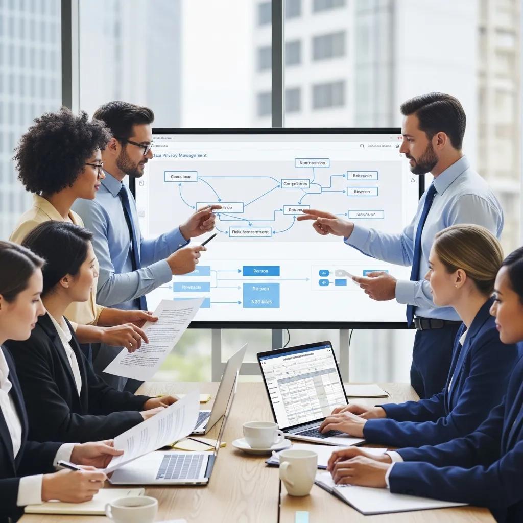 Team collaboration on ISO 27701 privacy management system