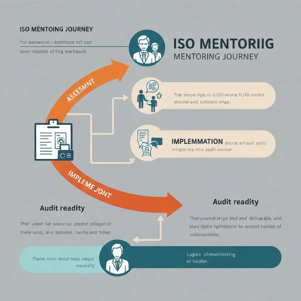 Visual timeline of the step-by-step ISO mentoring journey